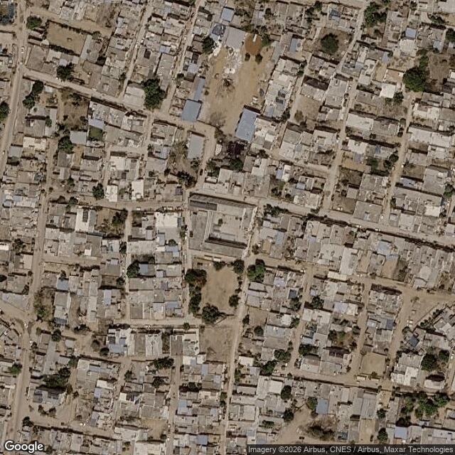 Satellite view of the same area