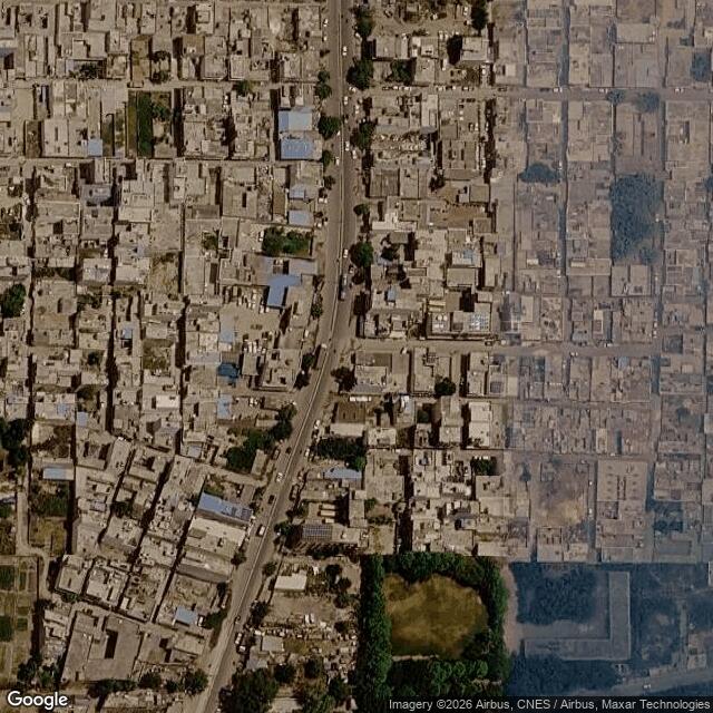 Satellite view of the same area