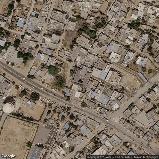 Satellite view of the same area