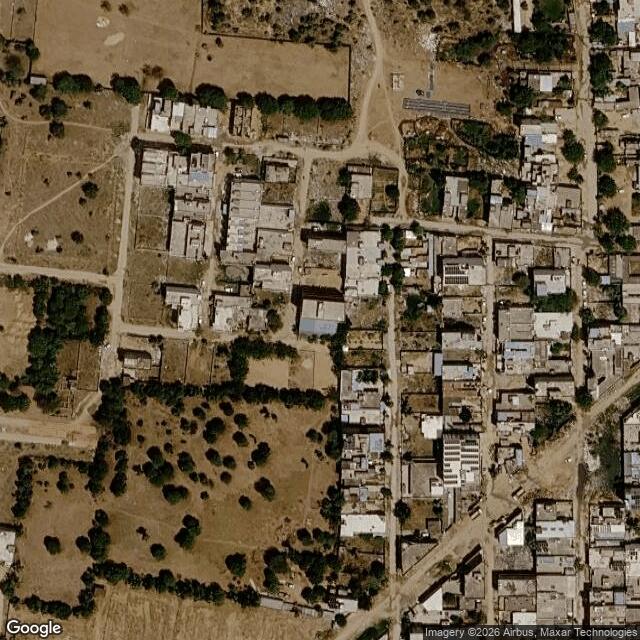 Satellite view of the same area