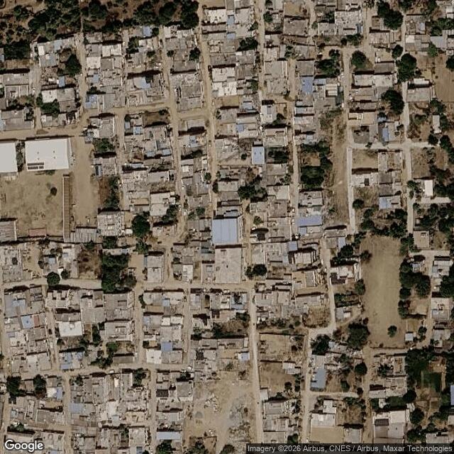 Satellite view of the same area