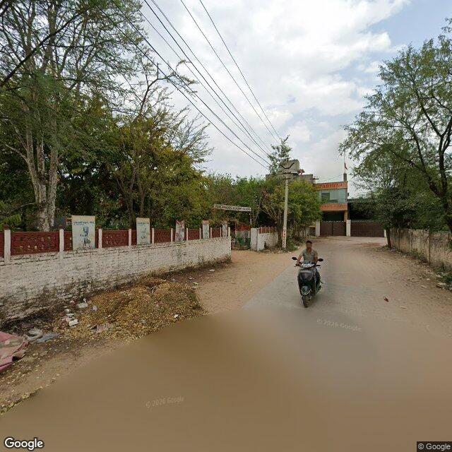 The gate and the road right outside it