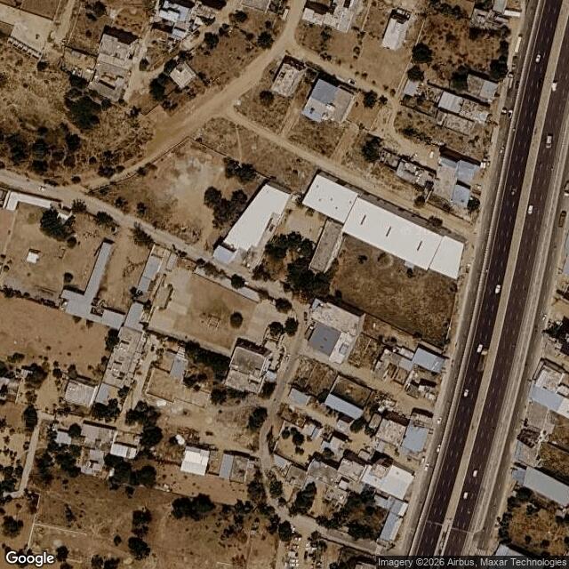 Satellite view of the same area