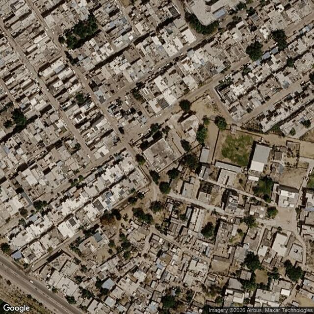 Satellite view of the same area