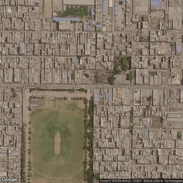 Satellite view of the same area