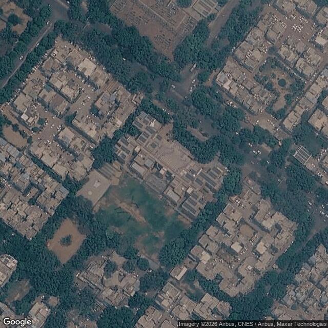 Satellite view of the same area