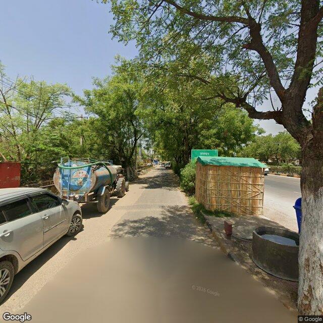 Along the street