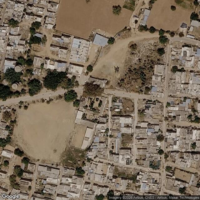 Satellite view of the same area