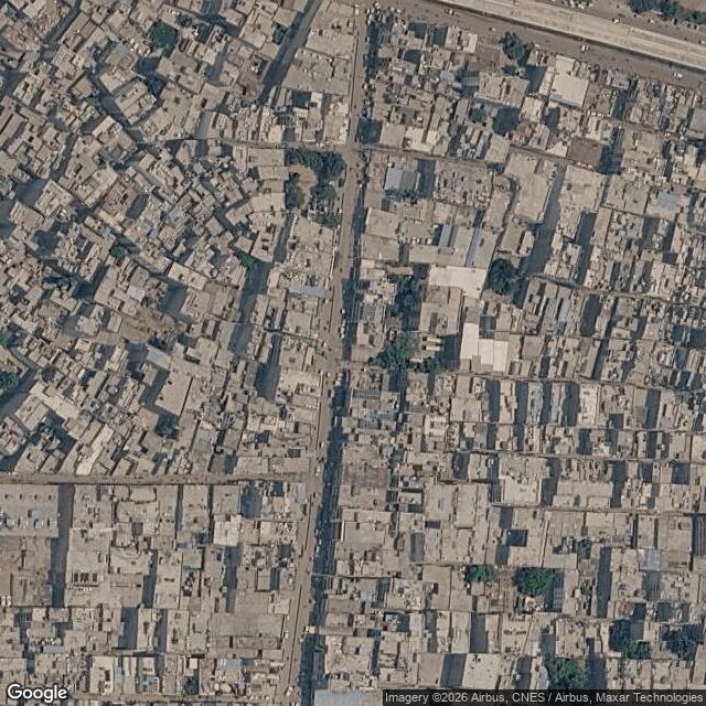Satellite view of the same area