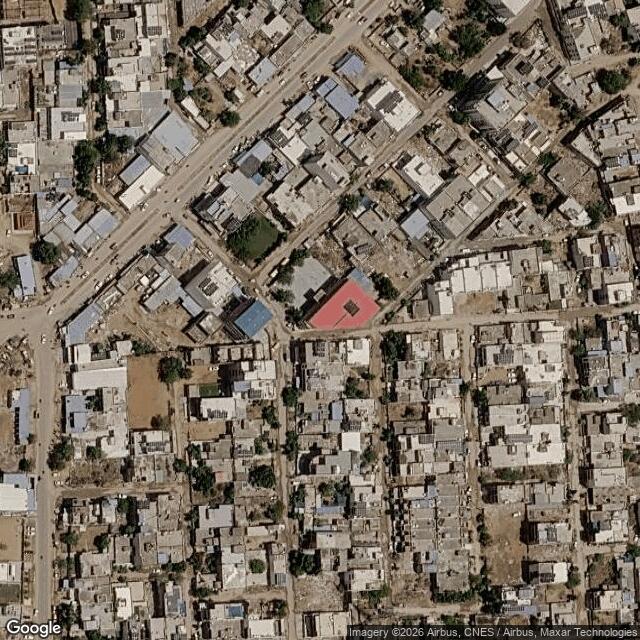 Satellite view of the same area
