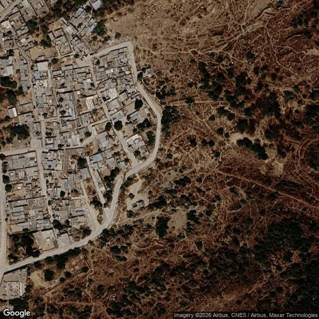 Satellite view of the same area