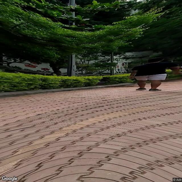 Along the street