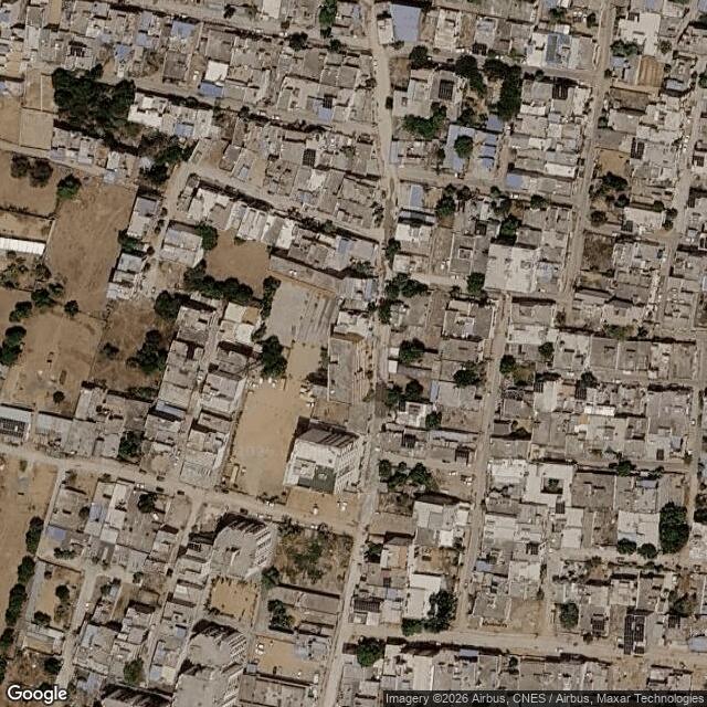 Satellite view of the same area