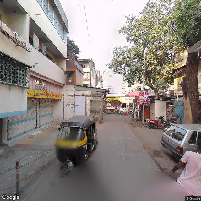 Along the street