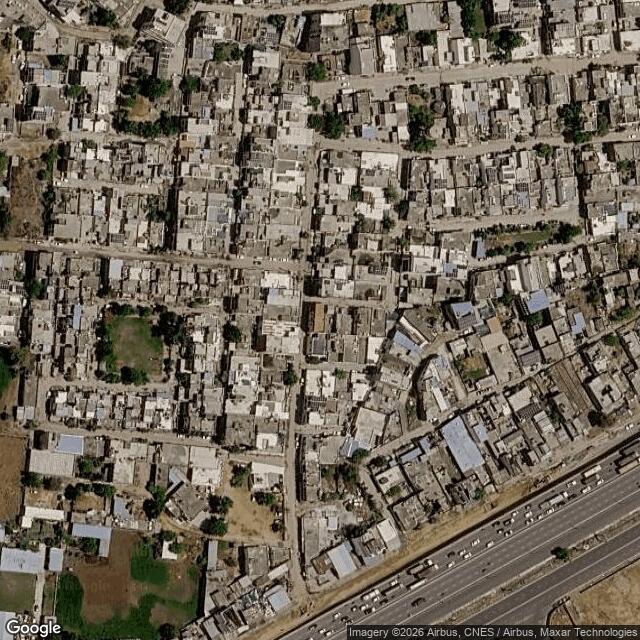 Satellite view of the same area