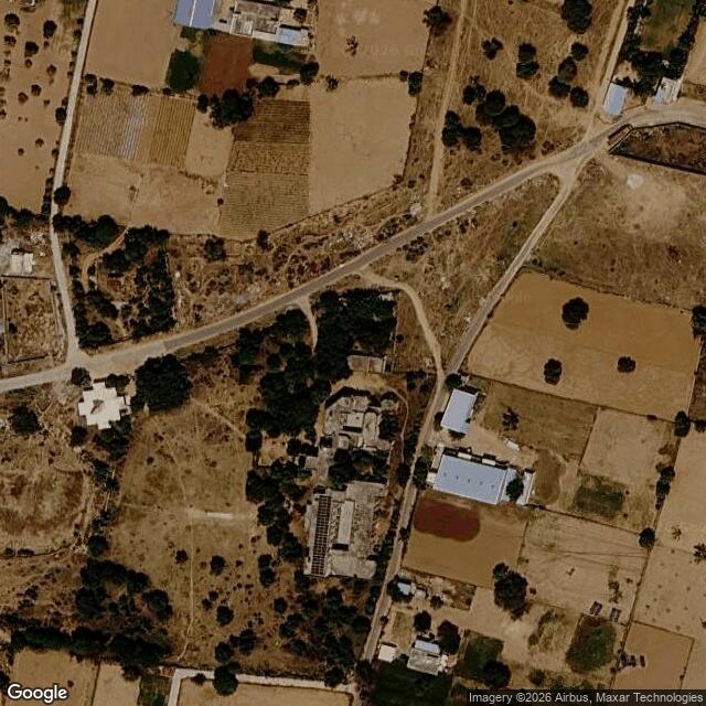 Satellite view of the same area