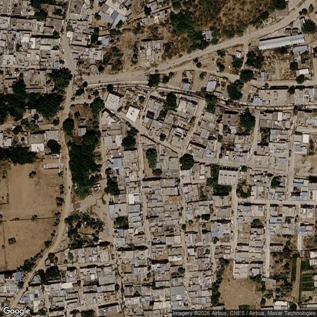 Satellite view of the same area
