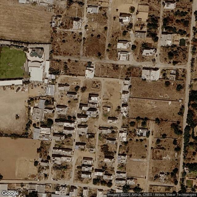 Satellite view of the same area