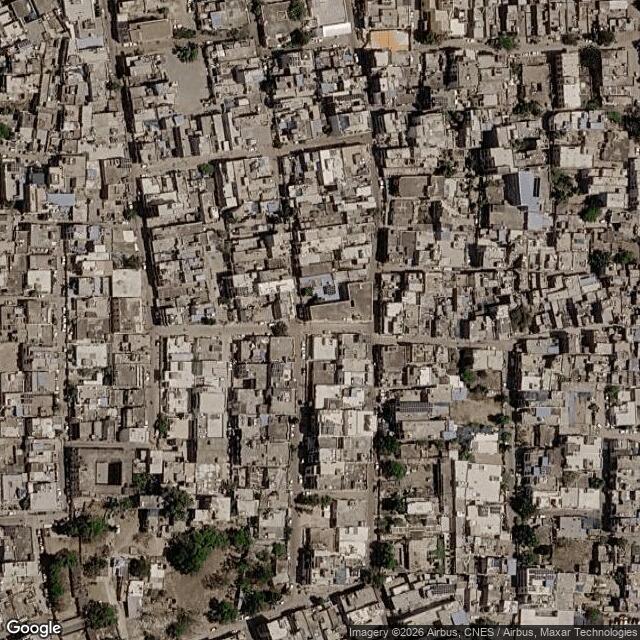 Satellite view of the same area
