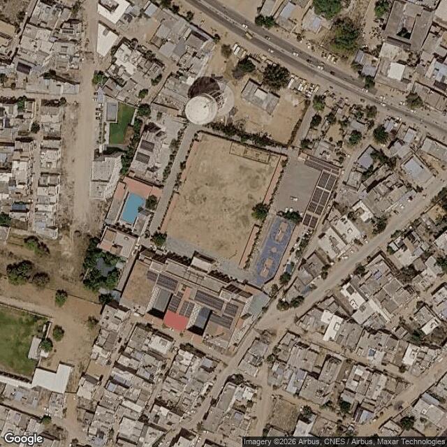 Satellite view of the same area
