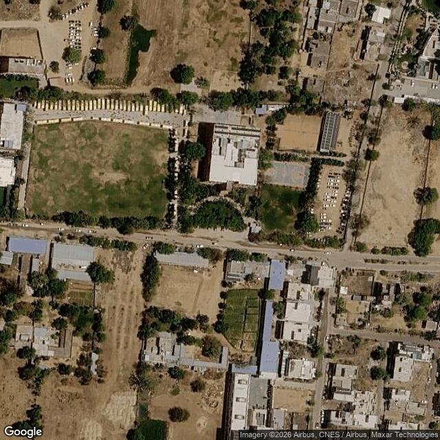 Satellite view of the same area