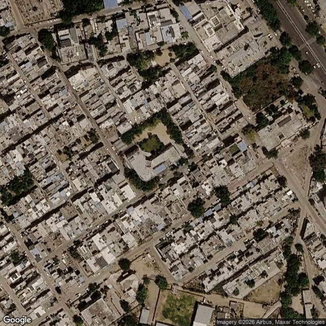 Satellite view of the same area