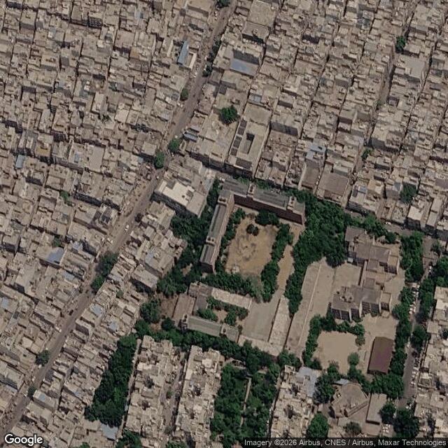 Satellite view of the same area