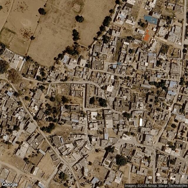 Satellite view of the same area