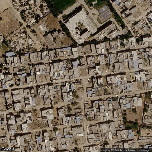 Satellite view of the same area