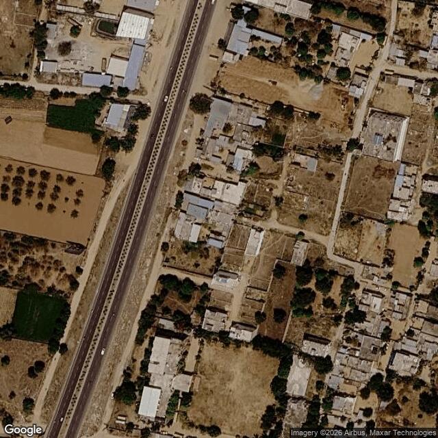 Satellite view of the same area