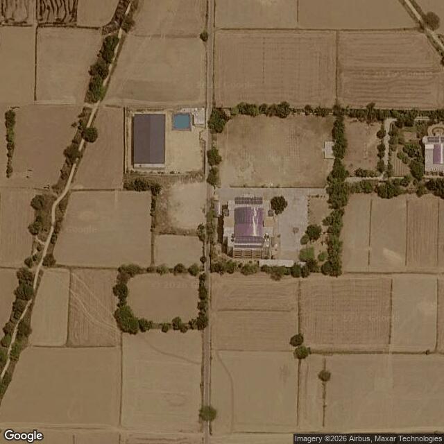 Satellite view of the same area