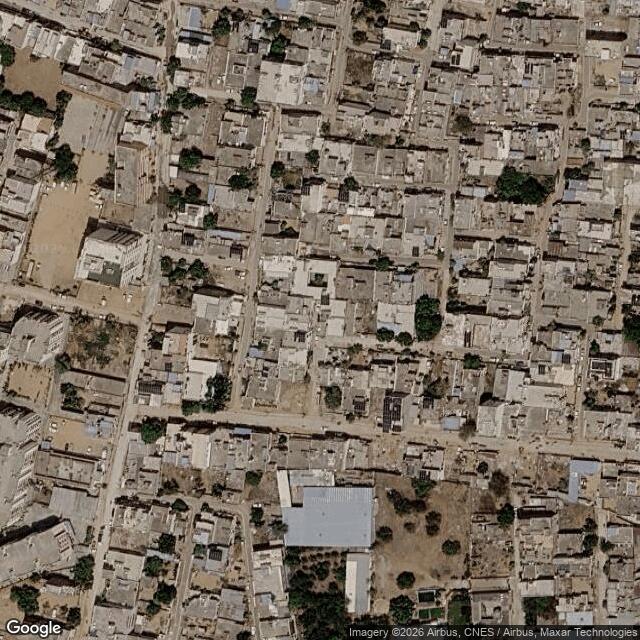 Satellite view of the same area