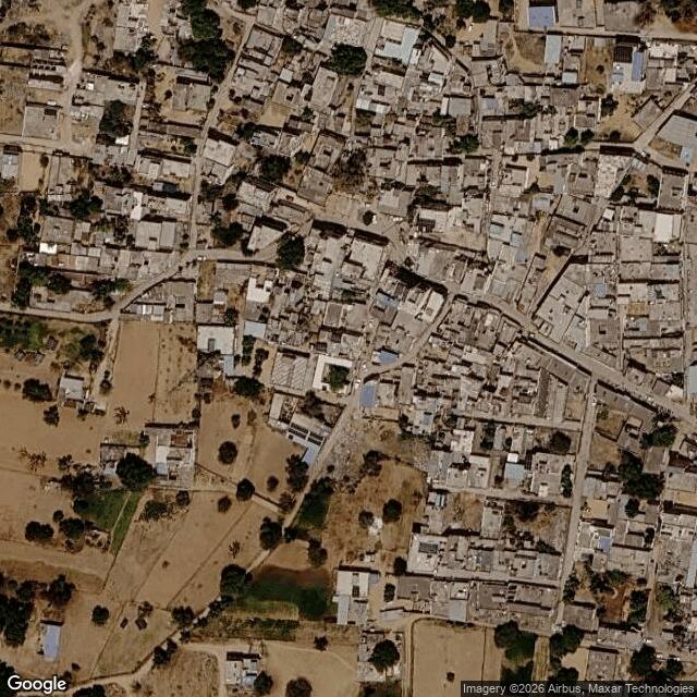 Satellite view of the same area