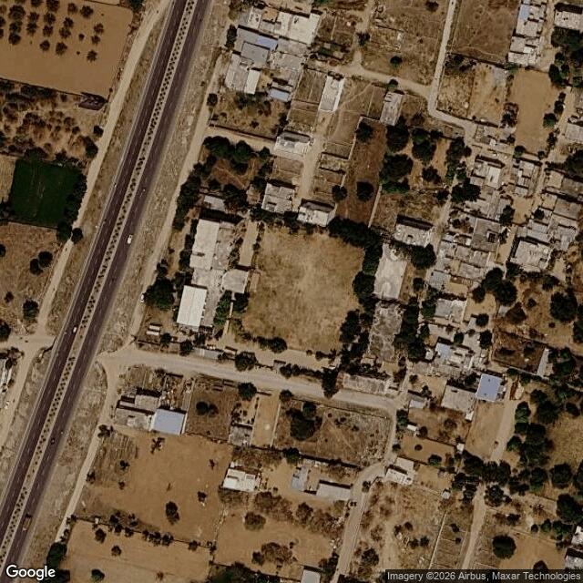 Satellite view of the same area