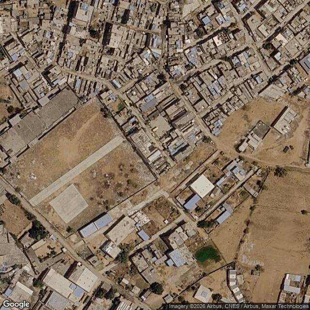 Satellite view of the same area