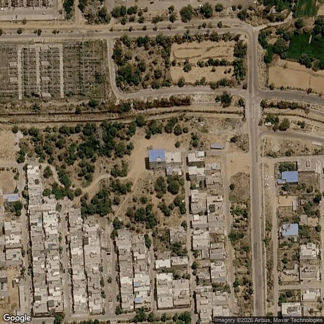 Satellite view of the same area