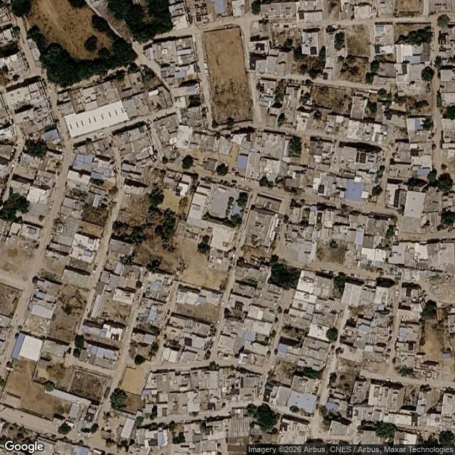 Satellite view of the same area