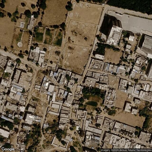 Satellite view of the same area