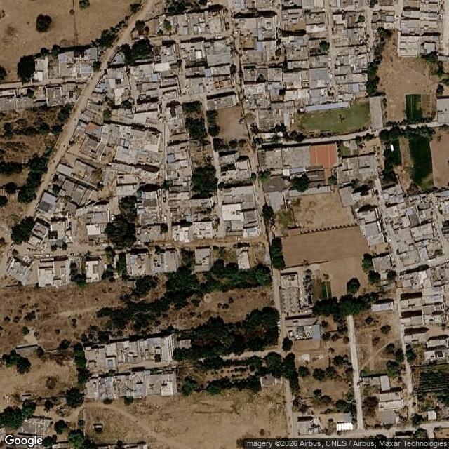 Satellite view of the same area