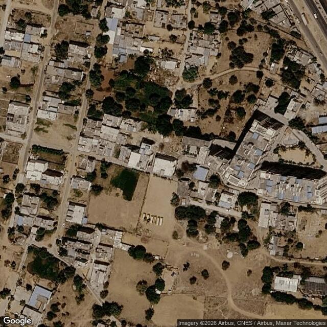 Satellite view of the same area