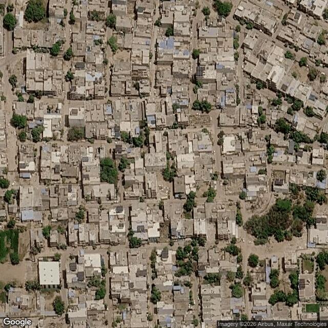 Satellite view of the same area