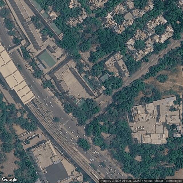 Satellite view of the same area