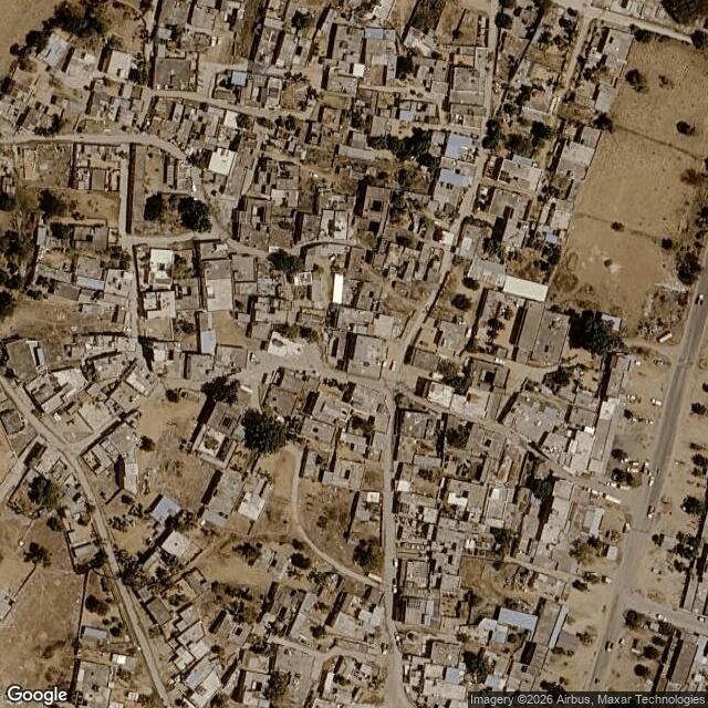 Satellite view of the same area