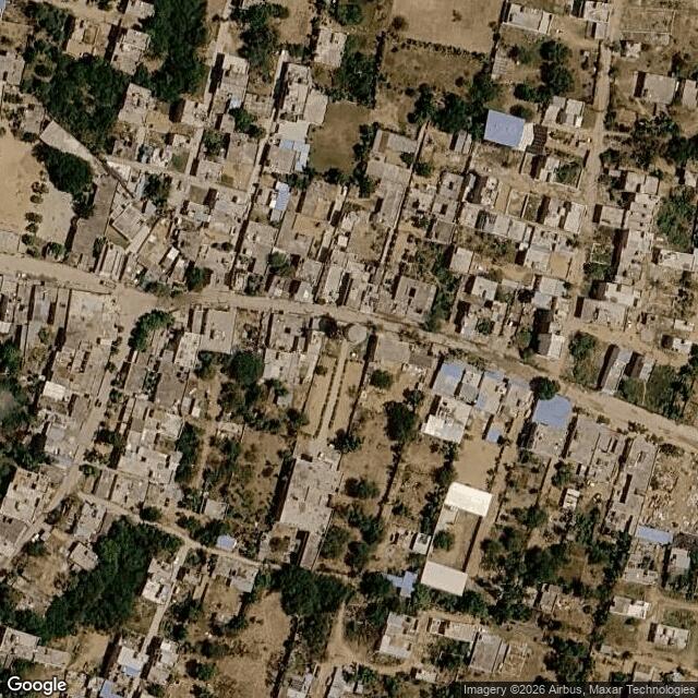 Satellite view of the same area