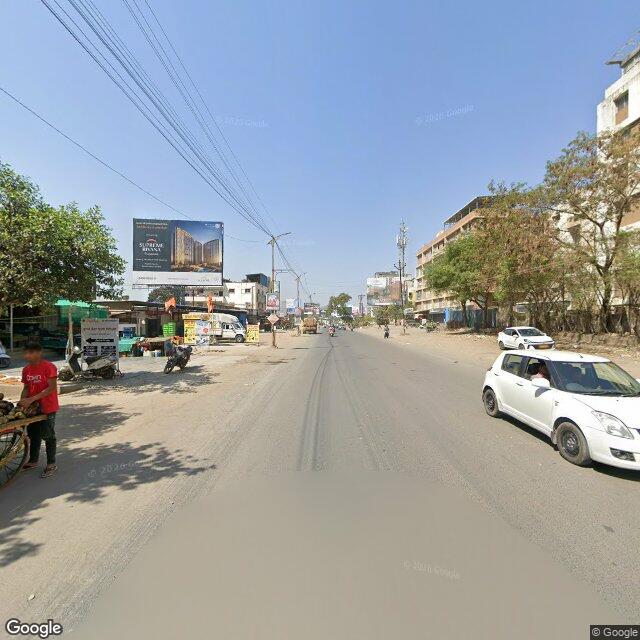 Along the street