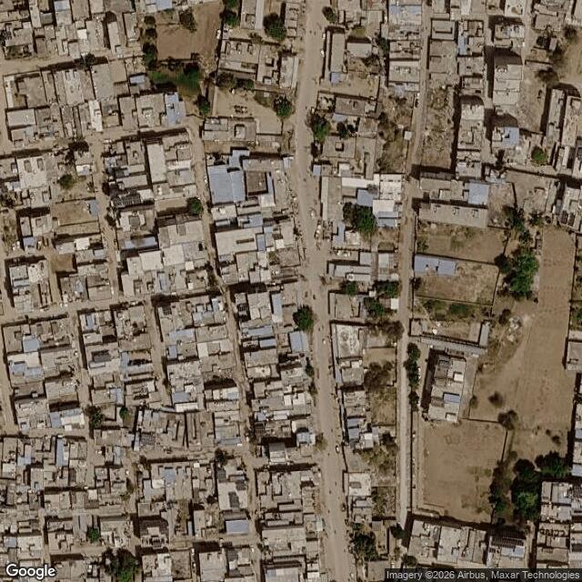 Satellite view of the same area