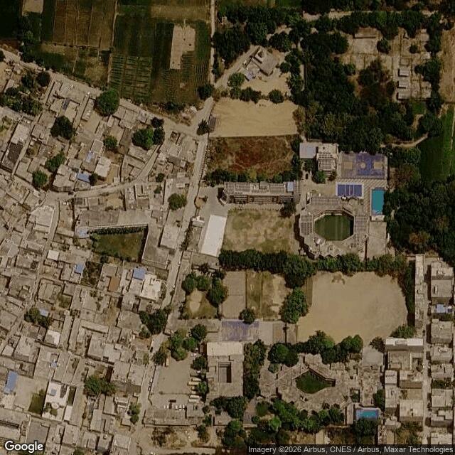 Satellite view of the same area