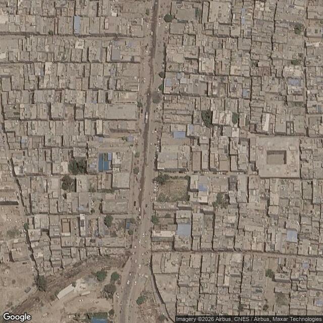 Satellite view of the same area